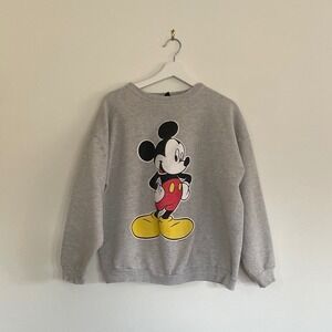 Vintage Mickey Unlimited Disney Mickey Mouse Graphic Sweatshirt Heather Gray L